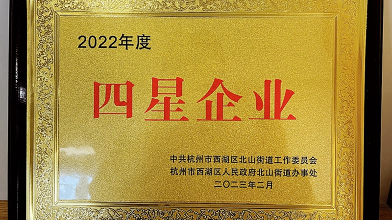 西湖小貸榮獲北山街道“2022年度經(jīng)濟(jì)工作先進(jìn)集體四星企業(yè)”稱號